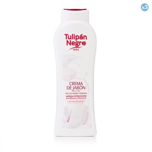 Pack 3x - Gel de baño crema de jabón - Tulipan Negro - 1