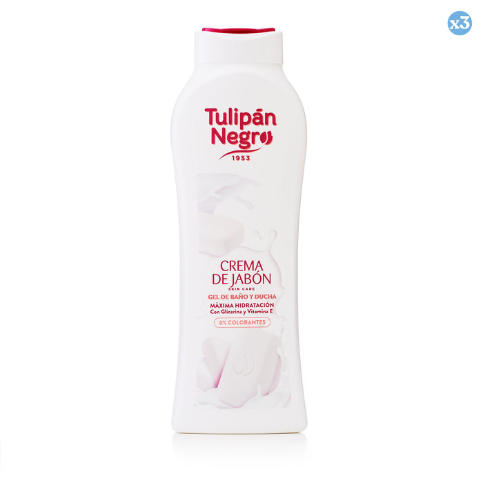 Pack 3x - Gel de baño crema de jabón - Tulipan Negro - 1