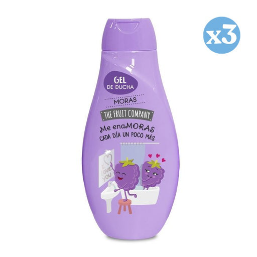 Pack 3x - Gel de Ducha de Moras - The Fruit Company - 1