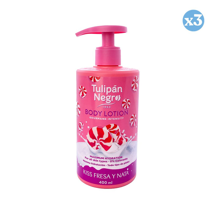 Pack 3x: Loción Corporal Fresa y Nata - Tulipan Negro - 2