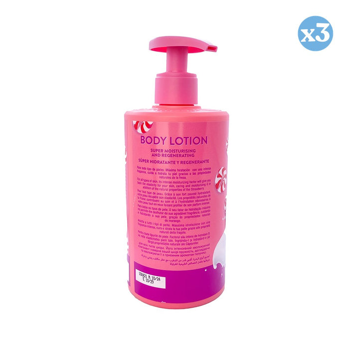 Pack 3x - Kiss fresa y nata body lotion - Tulipan Negro - 3