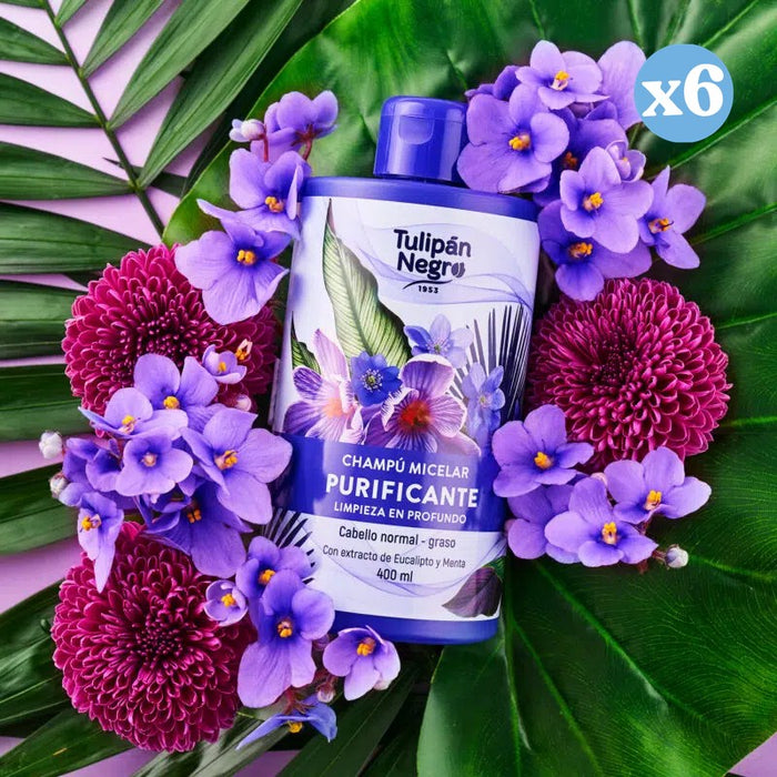 Pack 6x - Champú micelar purificante - Tulipan Negro - 2