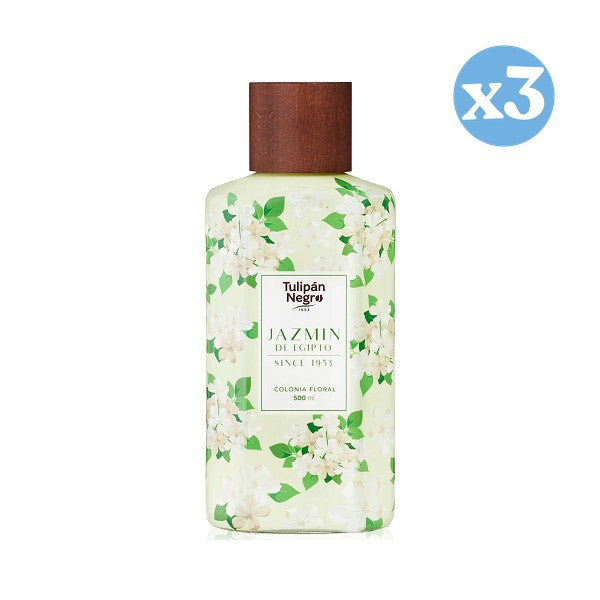 Pack 3x - Colonia Floral Jazmín de Egipto: 500 ML - Tulipan Negro - 1