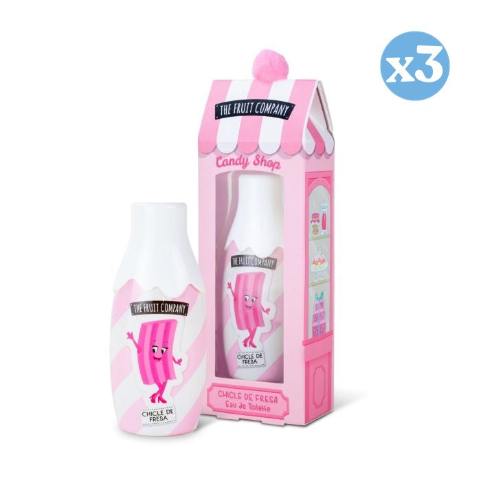 Pack 3x - Candy Edition Colonia Chicle de Fresa - The Fruit Company - 1