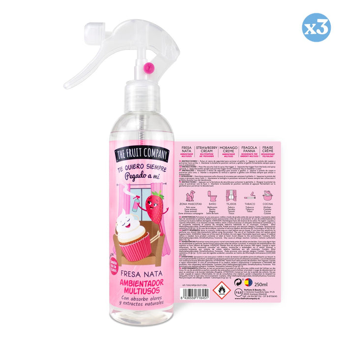 Pack 3x: Ambientador Multiusos en Spray - Distintos Aromas - The Fruit Company - 1
