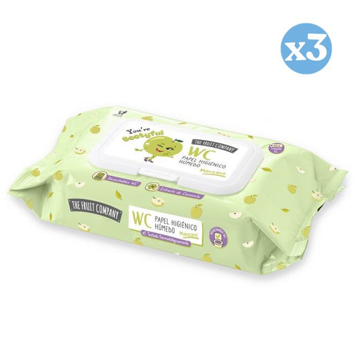 Pack 3x: Toallitas Húmedas WC - The Fruit Company - 1