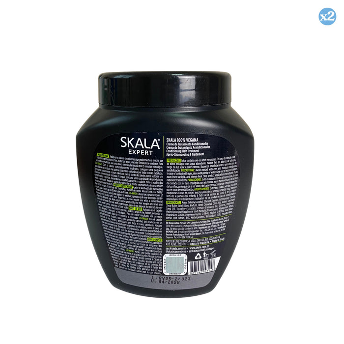 Pack 2x - Crema Acondicionadora Bomba Vitaminas Abacate 1000Ml - Skala - 4