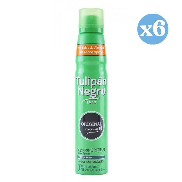 Pack 6x - TULIPAN NEGRO ORIGINAL deo vaporizador 200 ml - Tulipan Negro - 1