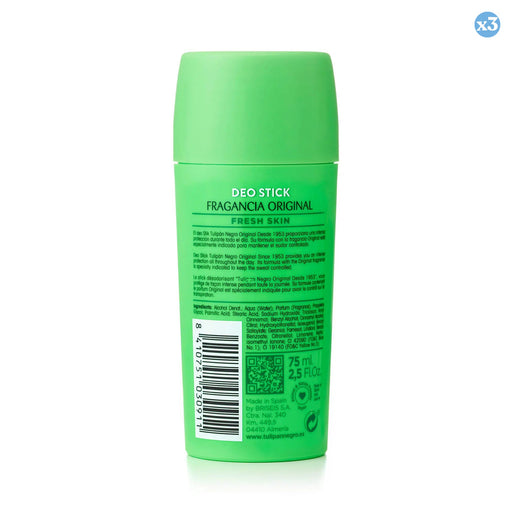 Pack 3x - TULIPAN NEGRO ORIGINAL deo stick 75 ml - Tulipan Negro - 2