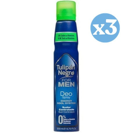 Pack 3x: For Men Deo Vaporizador 200 ml - Tulipan Negro - 1