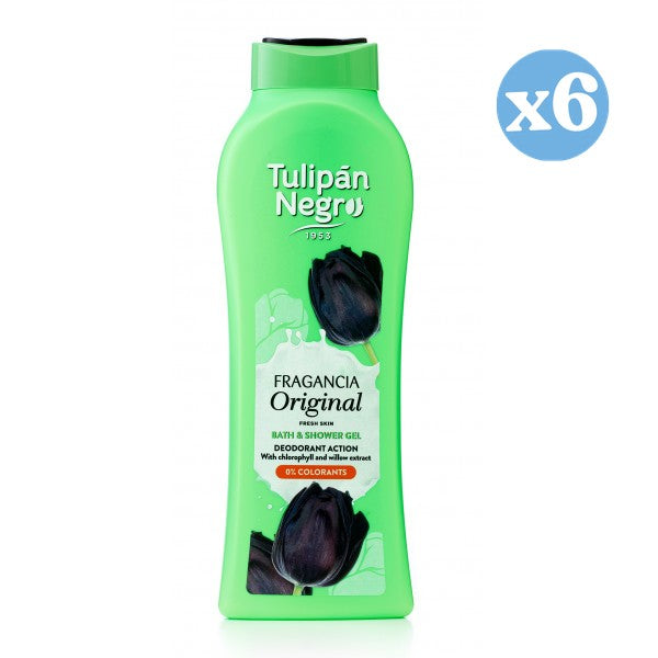 Pack 6x: Gel de Ducha - Original 650 ml - Tulipan Negro - 1