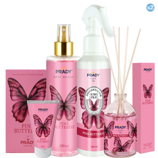 Pack 2x - Pack Pink Butterfly - Prady - 1