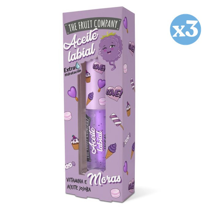 Pack 3x - Aceite Labial de Moras - The Fruit Company - 1