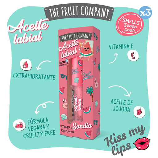 Pack 3x - Aceite Labial de Sandía - The Fruit Company - 2