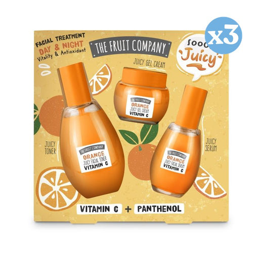 Pack 3x: Set Tatamiento Facial Naranja - The Fruit Company - 1