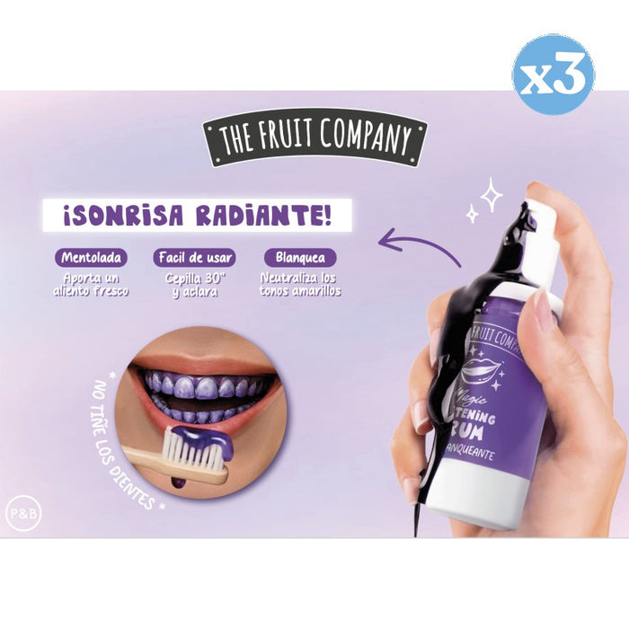 Pack 3x - Sérum Blanqueante Dental 30 ml - The Fruit Company - 2