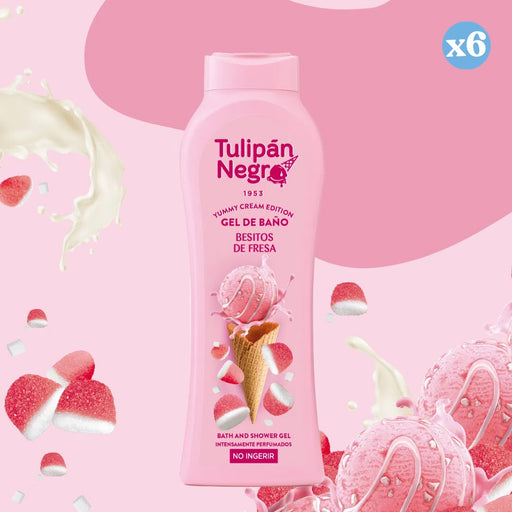 Pack 6x - Gel Besitos de Fresa 650 ml - Tulipan Negro - 2
