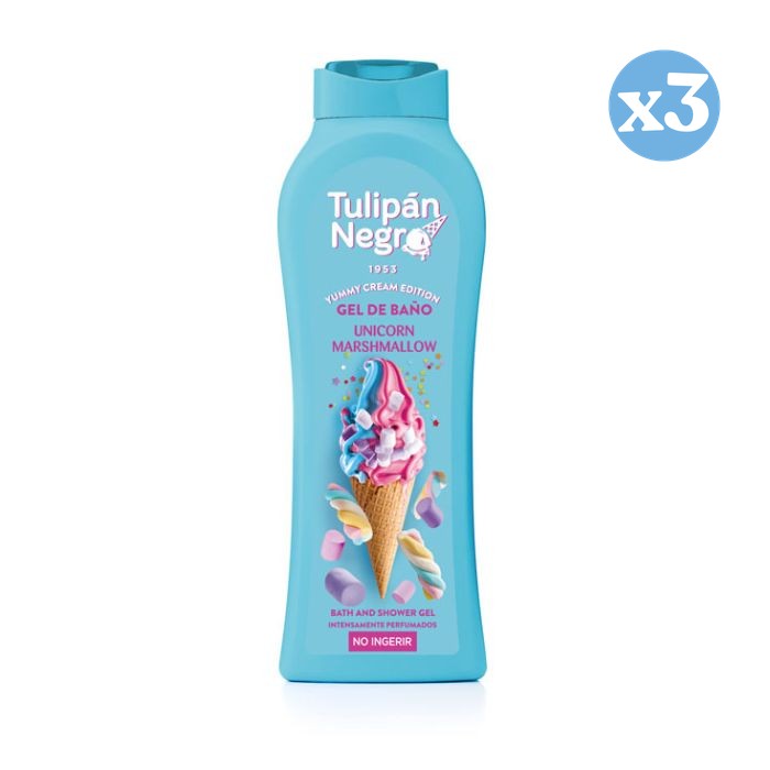 Pack 3x - Gel Unicornio 650 ml - Tulipan Negro - 1