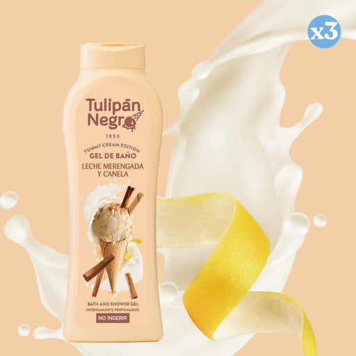 Pack 3x - Gel Leche Merengada y Canela 650 ml - Tulipan Negro - 2