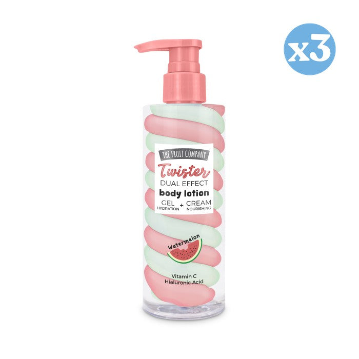 Pack 3x: Twister Dual Effect Body Lotion 200 gr - The Fruit Company - 1