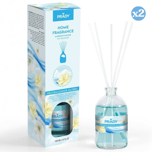 Pack 2x - MIKADO AMBIENTADOR NEUTRALIZADOR DE OLORES 100ML - Prady - 1