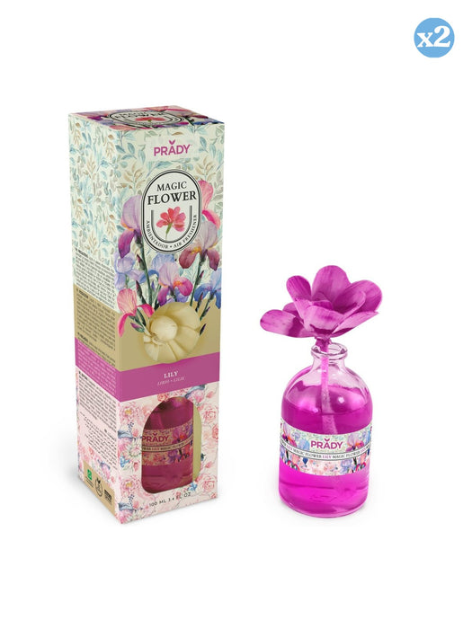 Pack 2x: Ambientador Magic Flower 90ml - Prady - 1