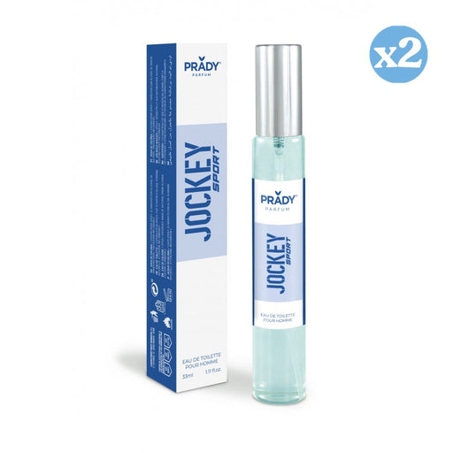 Pack 2x - EAU DE TOILETTE 33ML JOCKEY SPORT (AZUL) - Prady - 1