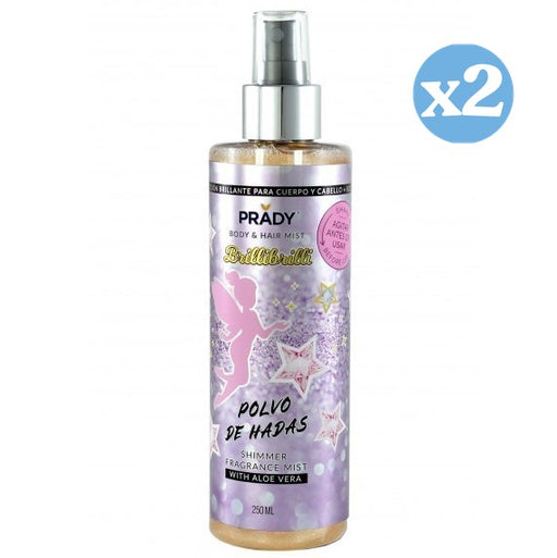 Pack 2x: Body & Hair Shimmer Mist 250ml - Prady - 1