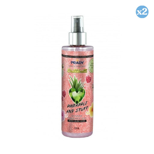 Pack 2x: Body & Hair Shimmer Mist 250ml - Prady - 1