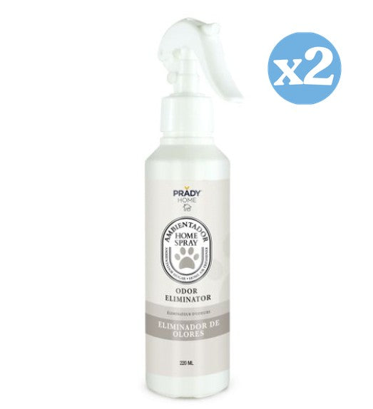 Pack 2x: Ambientador Home Spray Eliminador de Olores – 220ml - Prady - 1