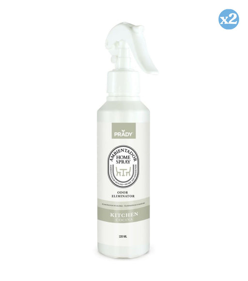 Pack 2x: Ambientador Home Spray Eliminador de Olores – 220ml - Prady - 1