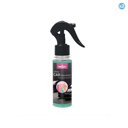 Pack 2x: Ambientador de Coche en Spray – 100 ml – Prady | 7 Aromas Frescos y Duraderos - Prady - 1
