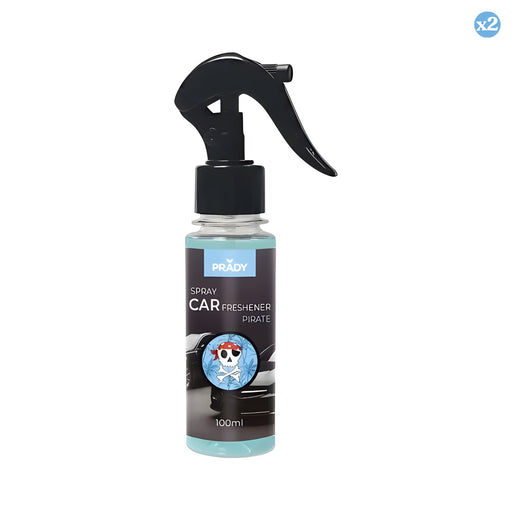 Pack 2x: Ambientador de Coche en Spray – 100 ml – Prady | 7 Aromas Frescos y Duraderos - Prady - 1
