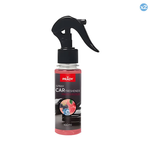 Pack 2x: Ambientador de Coche en Spray – 100 ml – Prady | 7 Aromas Frescos y Duraderos - Prady - 1