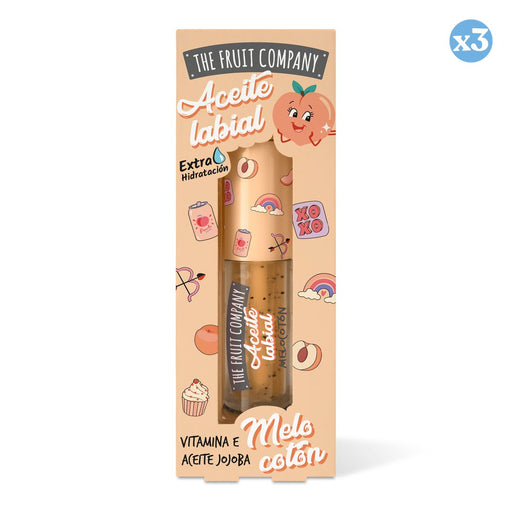 Pack 3x - ACEITE LABIAL MELOCOTON 3,6 GR - THE FRUIT COMPANY - The Fruit Company - 1