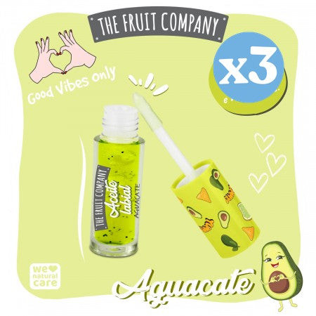 Pack 3x - ACEITE LABIAL AGUACATE 3,6 GR THE FRUIT COMPANY - The Fruit Company - 2