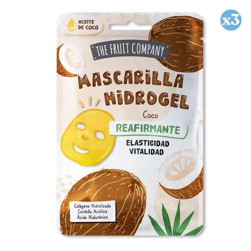 Pack 3x - Mascarilla Facial Hidrogel Coco Reafirmante 31g - The Fruit Company - 1