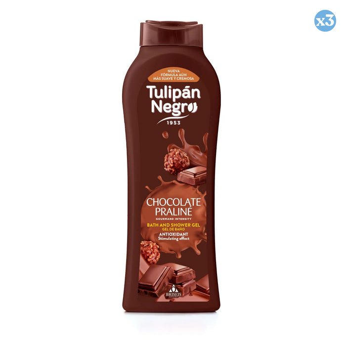 Pack 3x - Gel de Baño Tulipán Negro Chocolate Praliné 650 ml - Tulipan Negro - 1