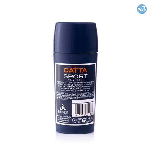 Pack 3x - Desodorante Tulipán Negro Deo Stick Datta Sport 75 ml - Tulipan Negro - 2