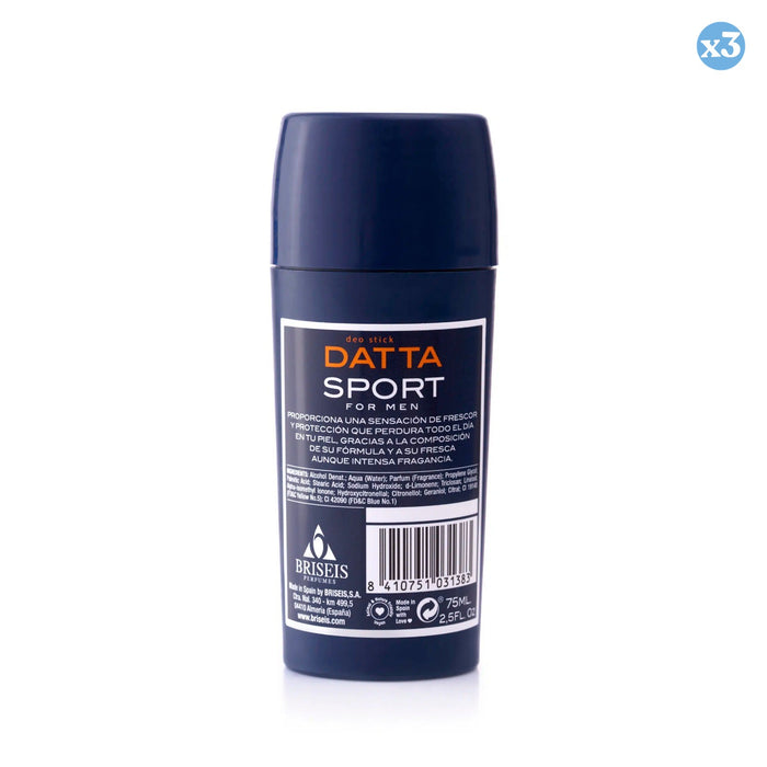 Pack 3x - Desodorante Tulipán Negro Deo Stick Datta Sport 75 ml - Tulipan Negro - 2