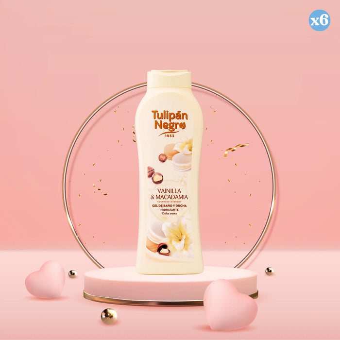 Pack 6x - GEL TULIPAN NEGRO VAINILLA Y MACADAMIA 650 ML - Tulipan Negro - 3