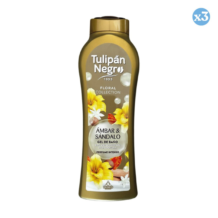 Pack 3x: Gel de Baño y Ducha Intense 550ml - Tulipan Negro - 1