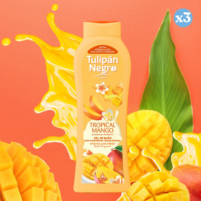 Pack 3x - Gel de Baño Tulipan Negro Tropical Mango - Tulipan Negro - 2