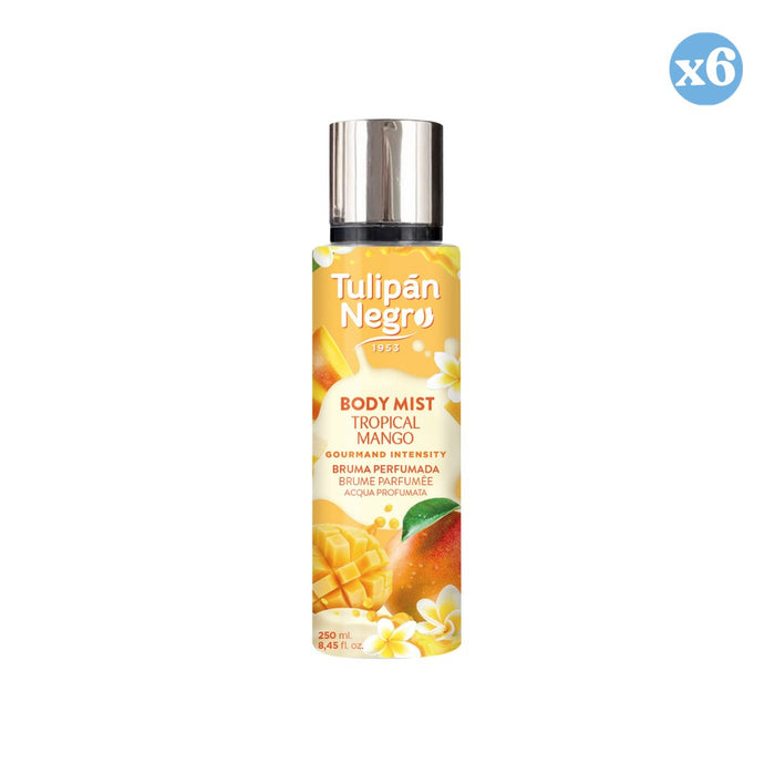 Pack 6x - Body Mist Tropical Mango - Tulipan Negro - 1