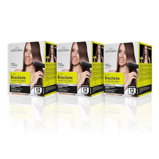 Pack 3 - Kit Alisado Brasileño sin Formol - Keratimask - Be Natural - 1