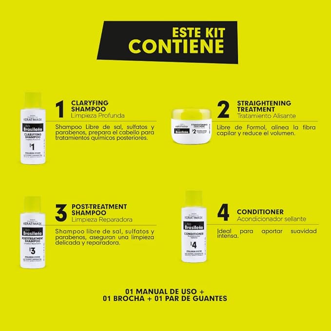 Alisado Brasileño Keratimask sin Formol - Be Natural - 7