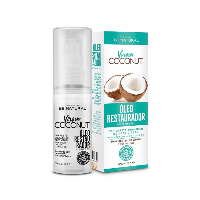 Aceite Reparador - Virgin Coconut Repair Oil 50ml - Be Natural - 1