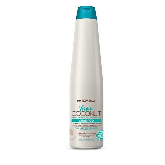 Champú Virgin Coconut 350ml - Be Natural - 1