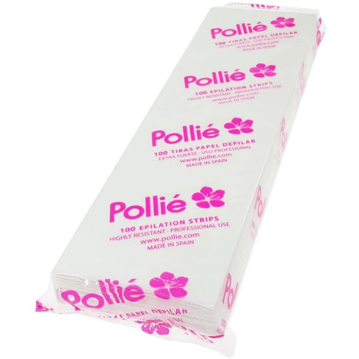100 Tiras Papel Depilar Extra Fuerte - Pollié - 1