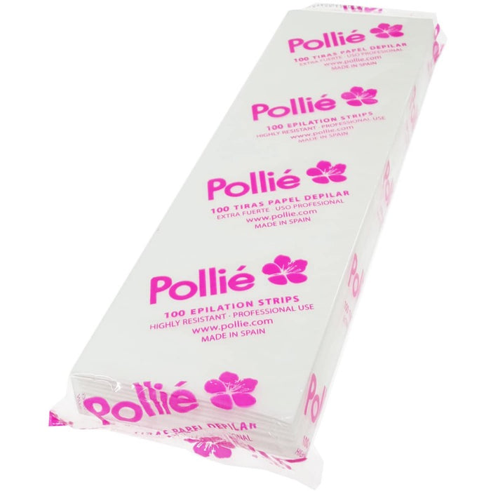 100 Tiras Papel Depilar Extra Fuerte - Pollié - 1